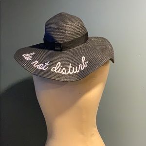 Do not disturb beach hat